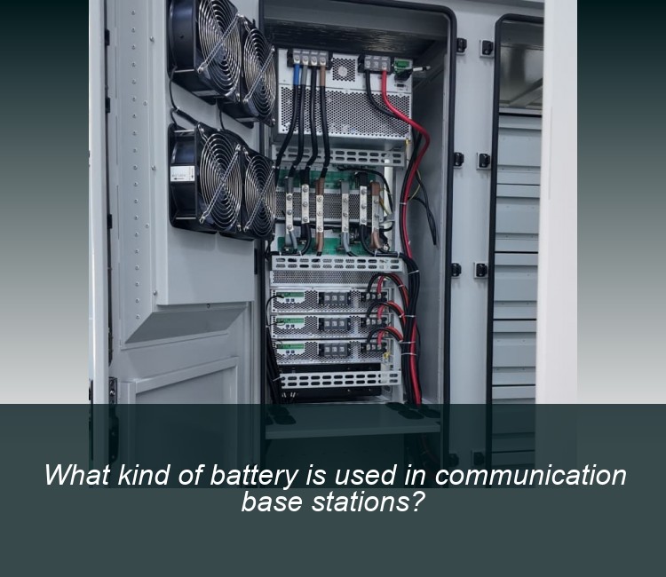 What kind of battery is used in communication base stations?