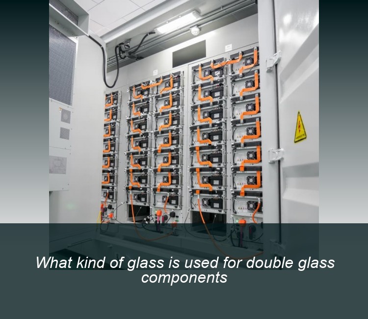 What kind of glass is used for double glass components