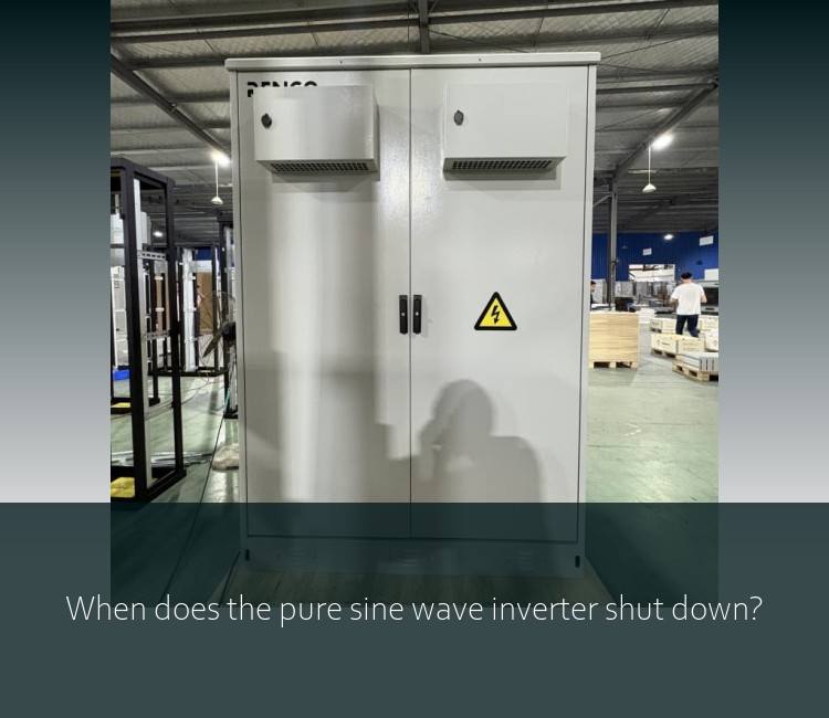 When does the pure sine wave inverter shut down?