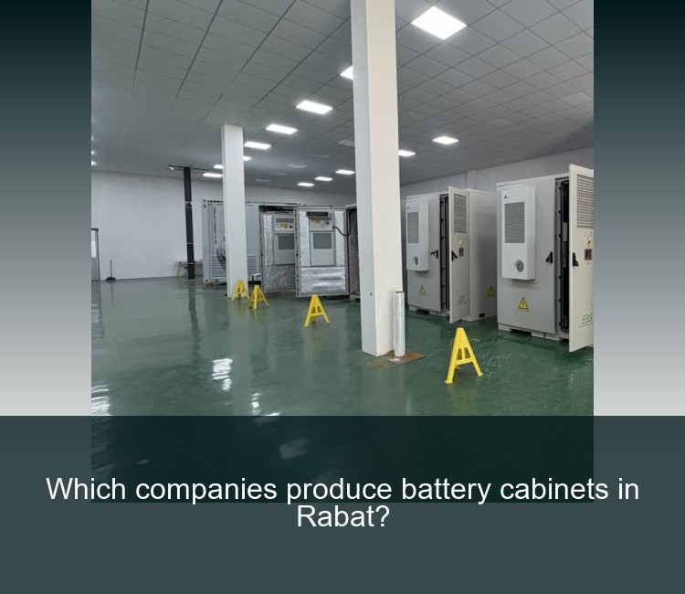 Which companies produce battery cabinets in Rabat?