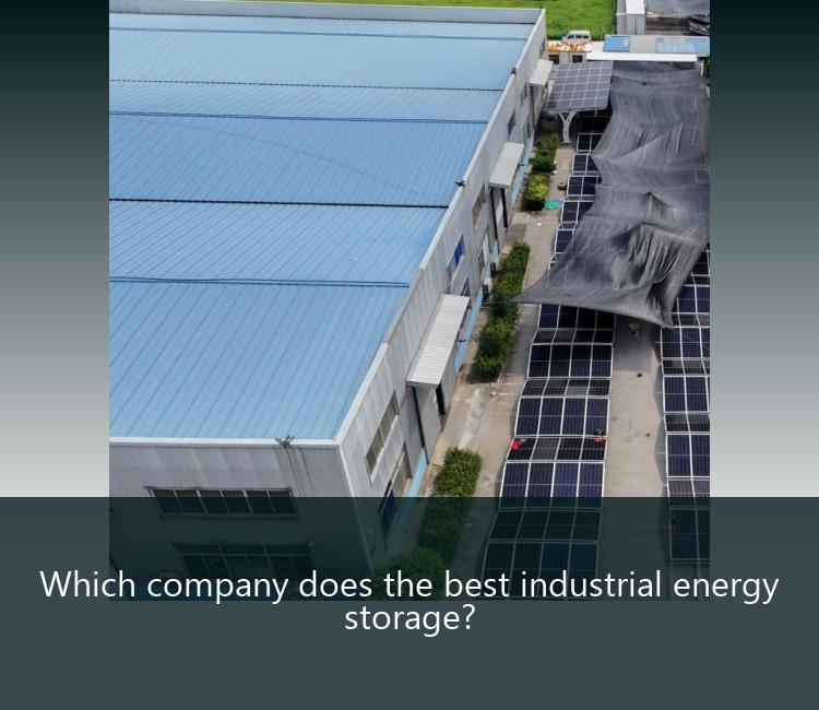 Which company does the best industrial energy storage?