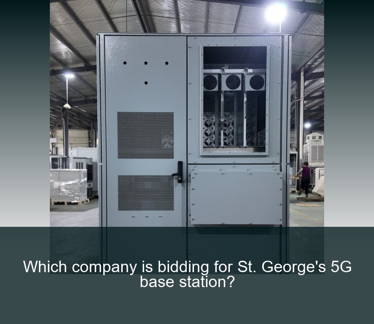 Which company is bidding for St. George's 5G base station?