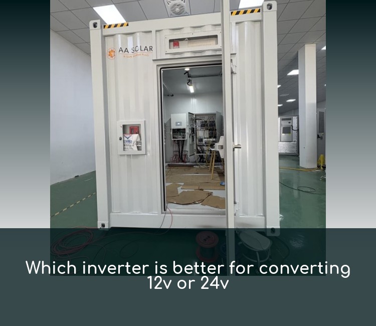 Which inverter is better for converting 12v or 24v
