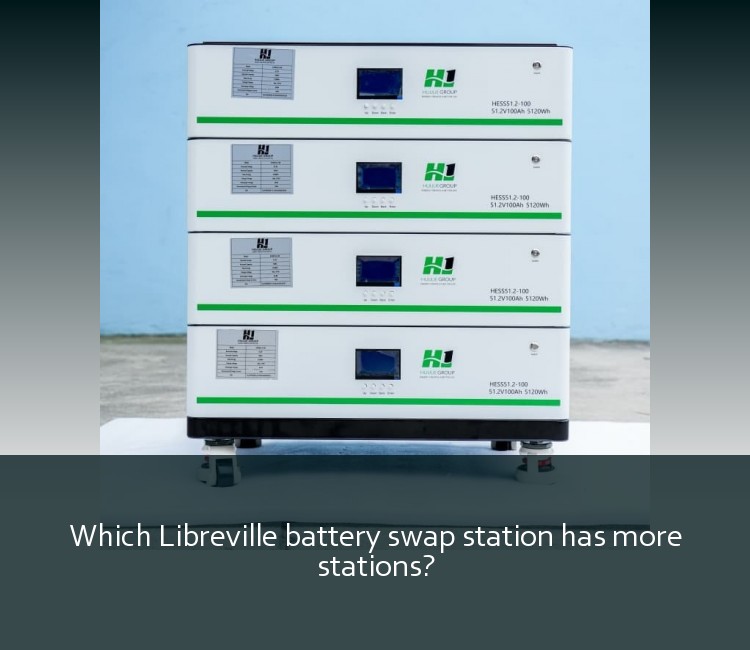 Which Libreville battery swap station has more stations?