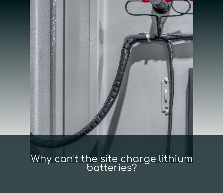 Why can't the site charge lithium batteries?