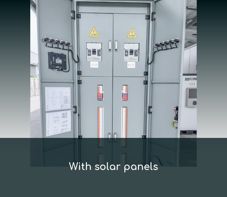 With solar panels