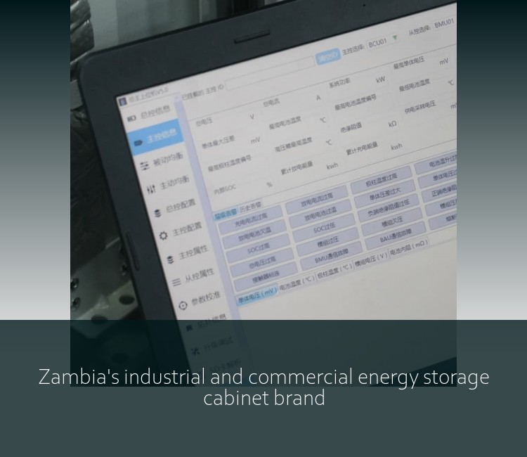 Zambia's industrial and commercial energy storage cabinet brand